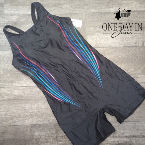 Attraco Boyshort One Piece Swimsuit Size XL - Picture 2 of 6